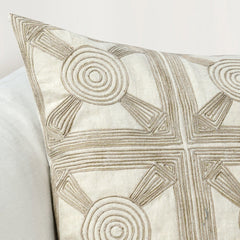 CA Baia Natural Multiple Sizes Throw Pillow - Ornate Home