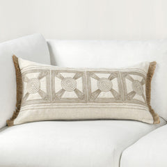 CA Baia Natural Multiple Sizes Throw Pillow - Ornate Home