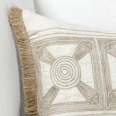 CA Baia Natural Multiple Sizes Throw Pillow - Ornate Home