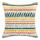 CA Cetara Blue Multi 22x22 Throw Pillow - Ornate Home