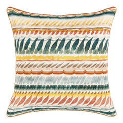 CA Cetara Blue Multi 22x22 Throw Pillow - Ornate Home
