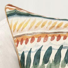 CA Cetara Blue Multi 22x22 Throw Pillow - Ornate Home