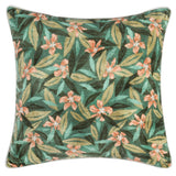 CA Lamia Green Multi 22x22 Throw Pillow (Set of 2) - Ornate Home