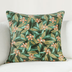 CA Lamia Green Multi 22x22 Throw Pillow (Set of 2) - Ornate Home