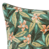CA Lamia Green Multi 22x22 Throw Pillow (Set of 2) - Ornate Home