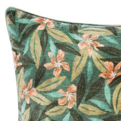 CA Lamia Green Multi 22x22 Throw Pillow (Set of 2) - Ornate Home