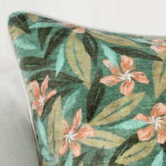 CA Lamia Green Multi 22x22 Throw Pillow (Set of 2) - Ornate Home