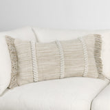 CA Lucera Natural Multiple Sizes Throw Pillow - Ornate Home