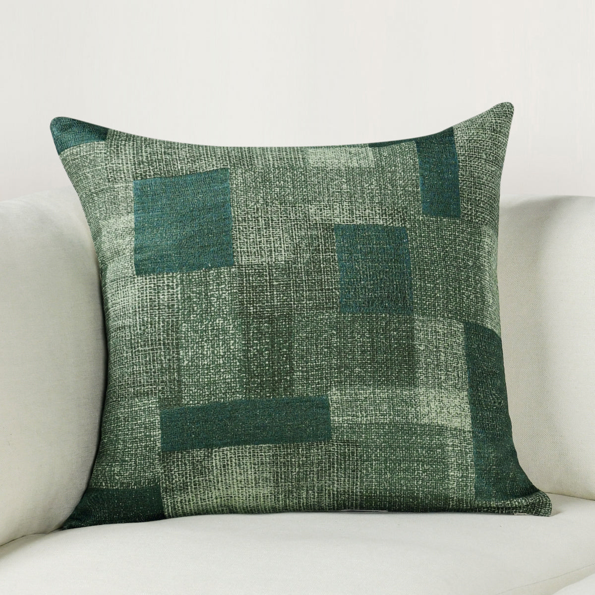 CA Praia Viridian Green 22x22 Throw Pillow (Set of 2) - Ornate Home