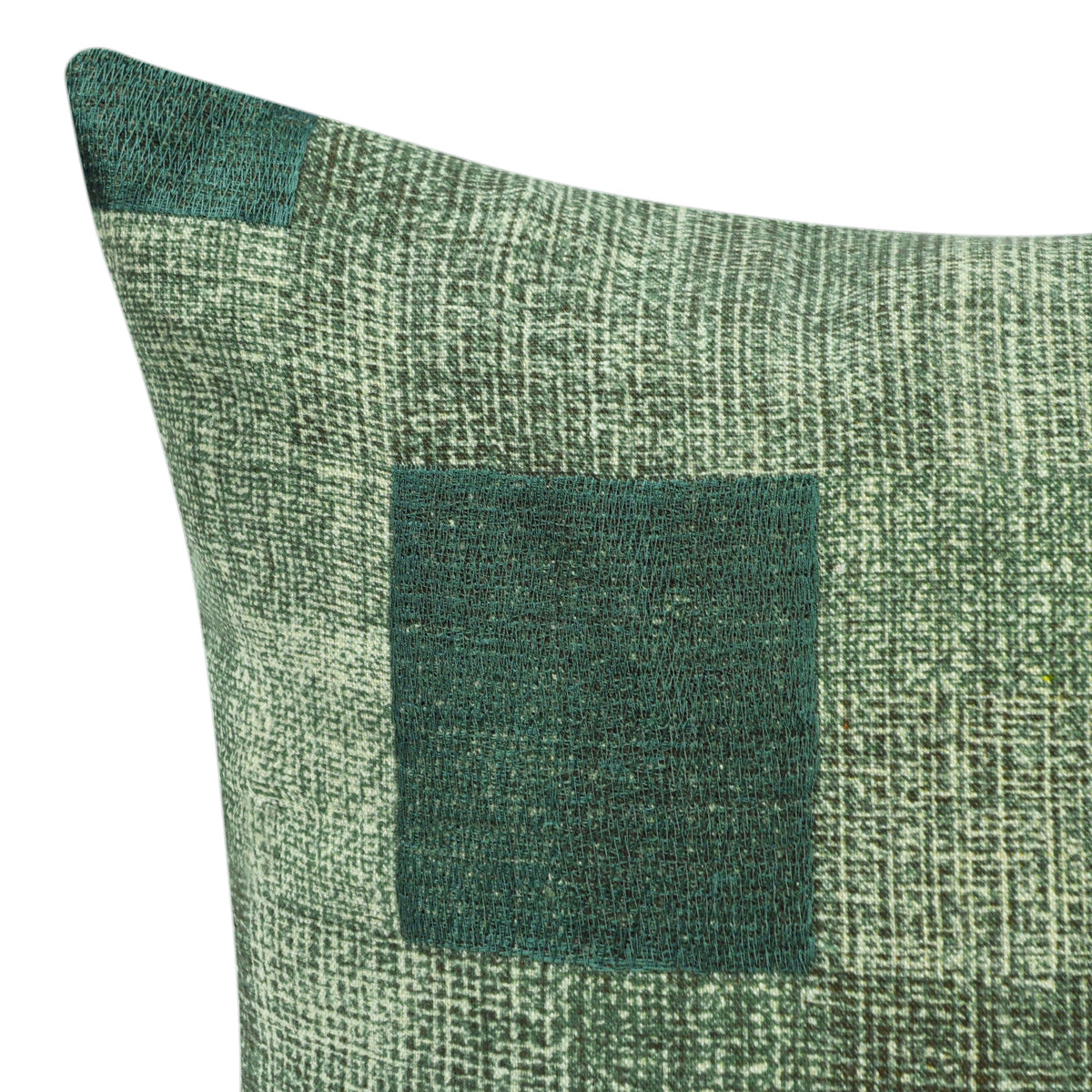 CA Praia Viridian Green 22x22 Throw Pillow (Set of 2) - Ornate Home