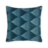 CA Scala Sea Glass Blue 22x22 Throw Pillow (Set of 2) - Ornate Home