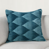 CA Scala Sea Glass Blue 22x22 Throw Pillow (Set of 2) - Ornate Home