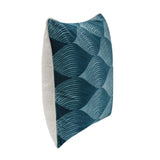CA Scala Sea Glass Blue 22x22 Throw Pillow (Set of 2) - Ornate Home