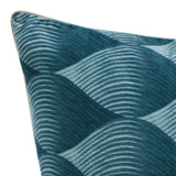 CA Scala Sea Glass Blue 22x22 Throw Pillow (Set of 2) - Ornate Home