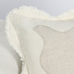 CA Tollo Natural/Ivory Multiple Sizes Throw Pillow (Set of 2) - Ornate Home