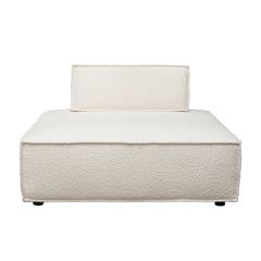 Cara Ivory Boucle 2-Pc Sectional - Ornate Home