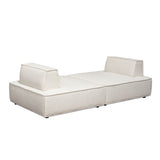 Cara Ivory Boucle 2-Pc Sectional - Ornate Home