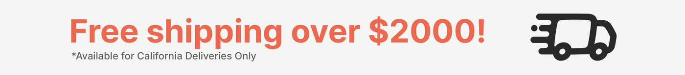 CA Free Shipping Notice Mobile Banner - Ornate Home