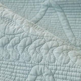 Geometric Textured Cotton Quilted Sofa Cover, Non-Slip Washable Couch Protector