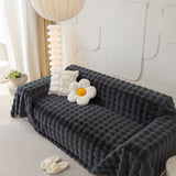 Faux Rabbit Fur Throws for Sofas, Stylish Throw Blankets for Couch and Couch Throw Cover