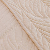 Leaf Vein Textured Cotton Quilted Sofa Slipcover, Non-Slip Modular Couch Covers