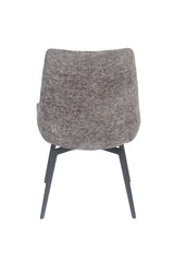 CEO 180 Degree Return Swivel Upholstered Dining Chair in Oyster (Set of 2) - Ornate Home