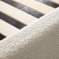 Cloud Ivory Boucle Bed - Ornate Home