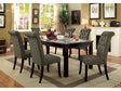 Sania Iii Antique Black/ Gray Dining Set - Ornate Home