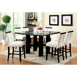 Luminar Black 5 Pc Counter Ht Table Set