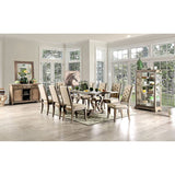 Patience Rustic Natural Tone/Beige 7 Pc Dining Table Set