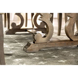 Patience Rustic Natural Tone/Beige 7 Pc Dining Table Set