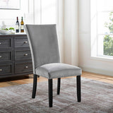 Gladstone Dark Walnut/Ivory 7 Pc Dining Table Set