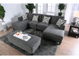 Lowry Gray Ottoman - Ornate Home