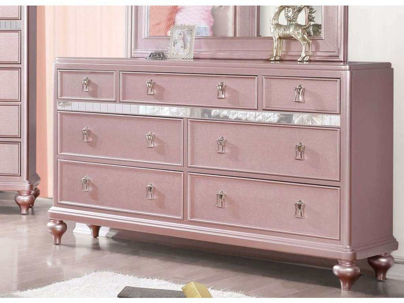 Avior Rose Gold Dresser - Ornate Home