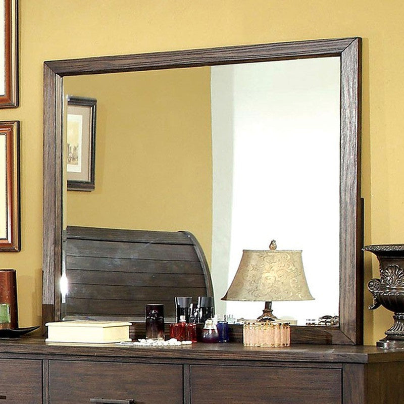 Ribeira Rustic Dark Walnut Mirror