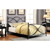 Zaria Matte Black Twin Bed