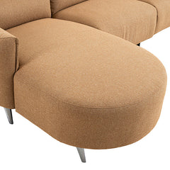 Galten Brown Right-Facing Power Sectional - Ornate Home