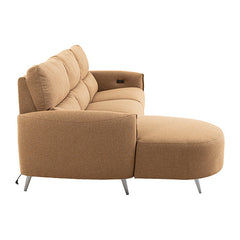 Galten Brown Right-Facing Power Sectional - Ornate Home