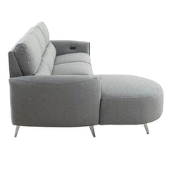 Galten Gray Right-Facing Power Sectional - Ornate Home