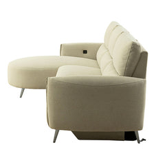 Galten Latte Right-Facing Power Sectional - Ornate Home