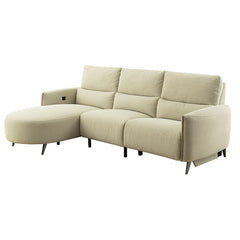 Galten Latte Right-Facing Power Sectional - Ornate Home