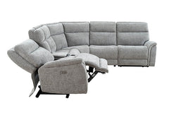 Mattheus Gray Power Sectional - Ornate Home