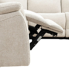 Mattheus Dove Gray Power Sectional - Ornate Home