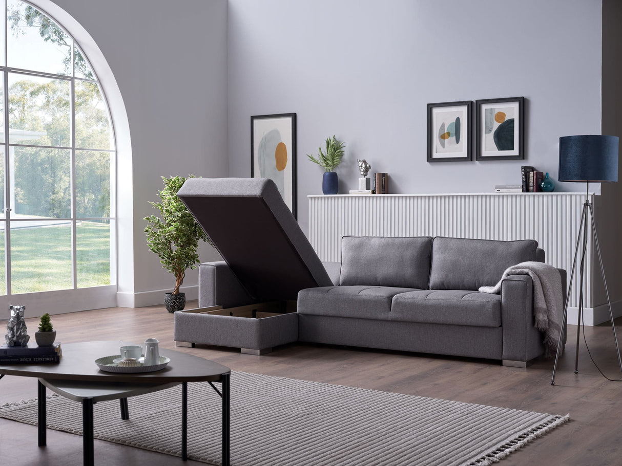 Cooper Sectional Grey - Ornate Home