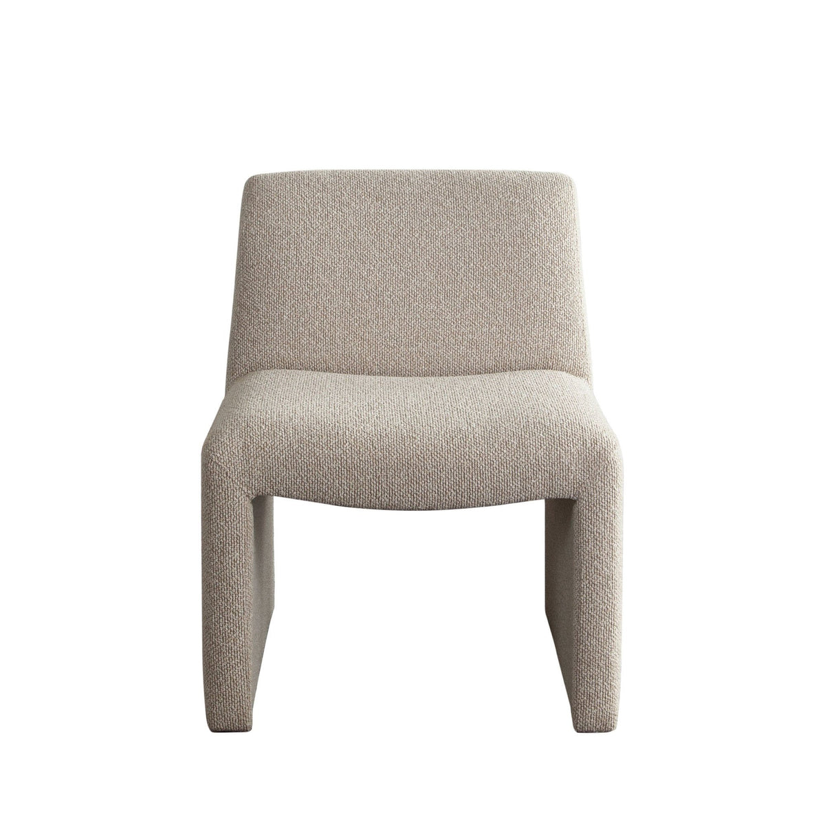 Coral Wheat Textured Fabric Dining Chair - Ornate Home