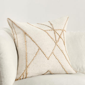 CP Sintra Ivory/Natural 22x22 Throw Pillow (Set of 2) - Ornate Home