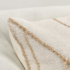 CP Sintra Ivory/Natural 22x22 Throw Pillow (Set of 2) - Ornate Home