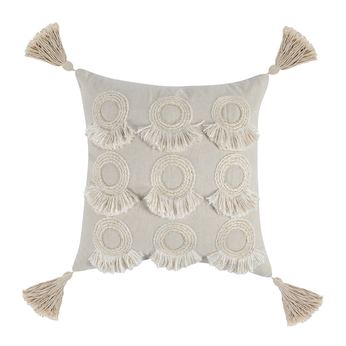 CT Mansa Natural 20x20 Throw Pillow (Set of 2) - Ornate Home