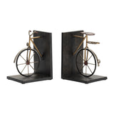 Tandem Brown/Gold Bookend Pair