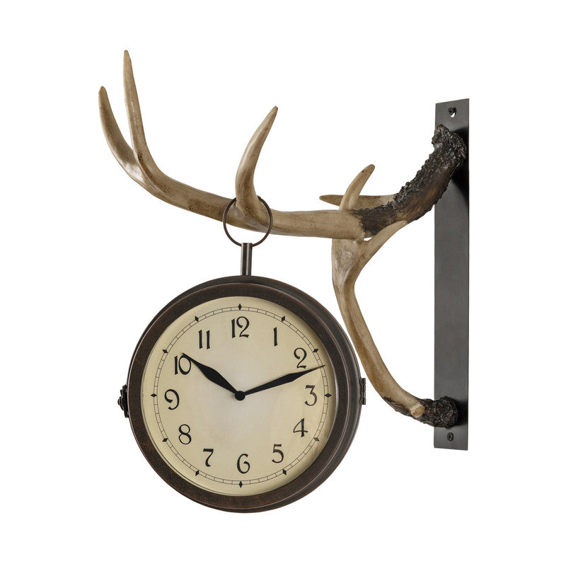 Deer Park Brown/Bronze Clock
